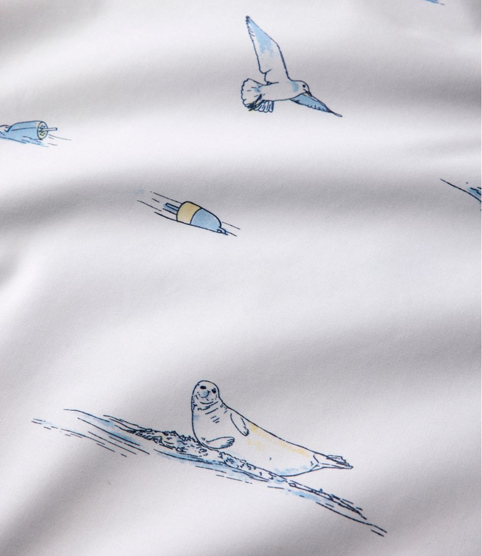 Nautical Boats Percale Sheet Collection | L.L.Bean sale