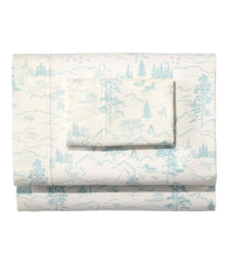 Lakeside Toile Percale Sheet Collection | L.L.Bean for sale