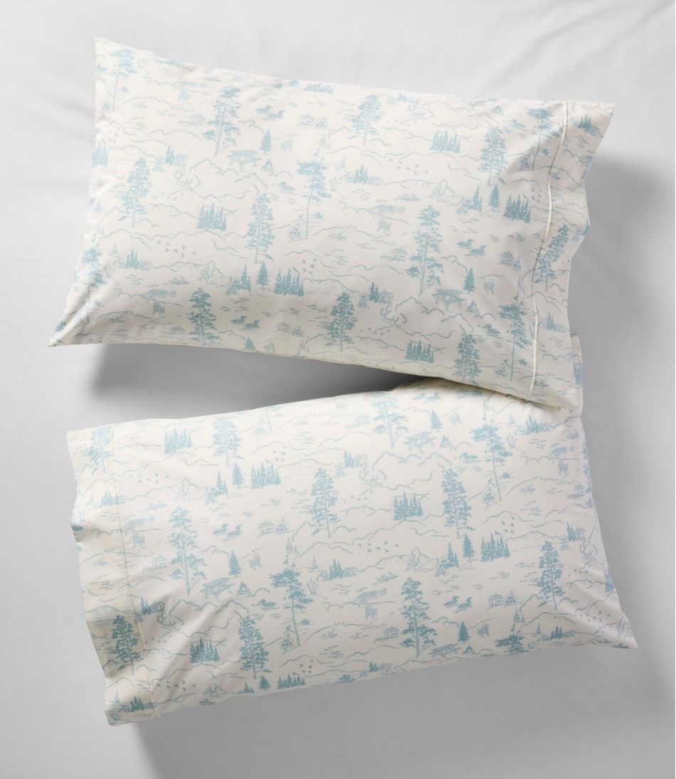 Lakeside Toile Percale Sheet Collection | L.L.Bean for sale