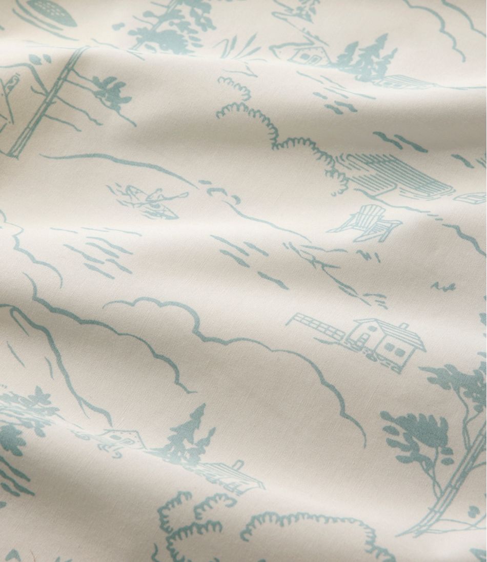 Lakeside Toile Percale Sheet Collection | L.L.Bean for sale