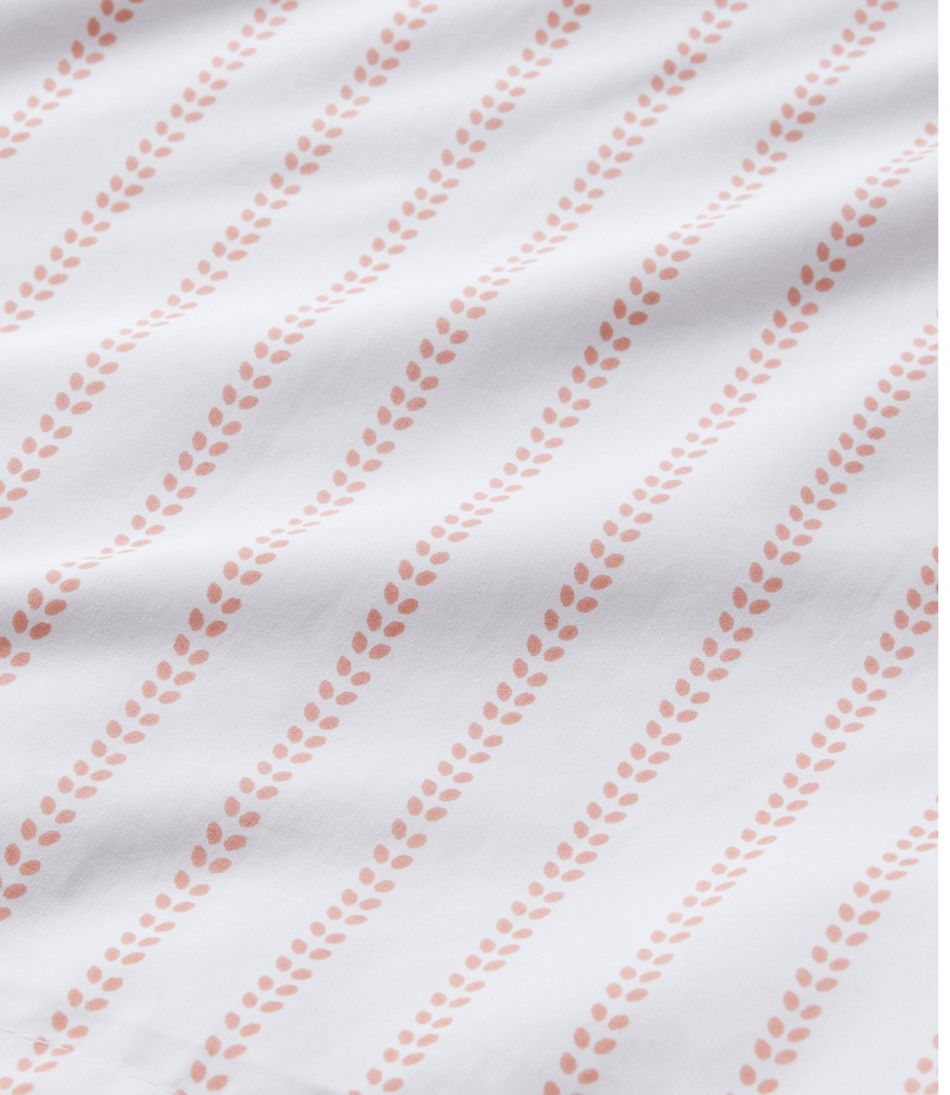 Sunwashed Percale Comforter Cover, Stripe Leaf | L.L.Bean for sale