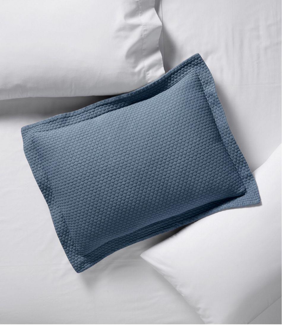 Organic Honeycomb Matelassé Sham | L.L.Bean discount