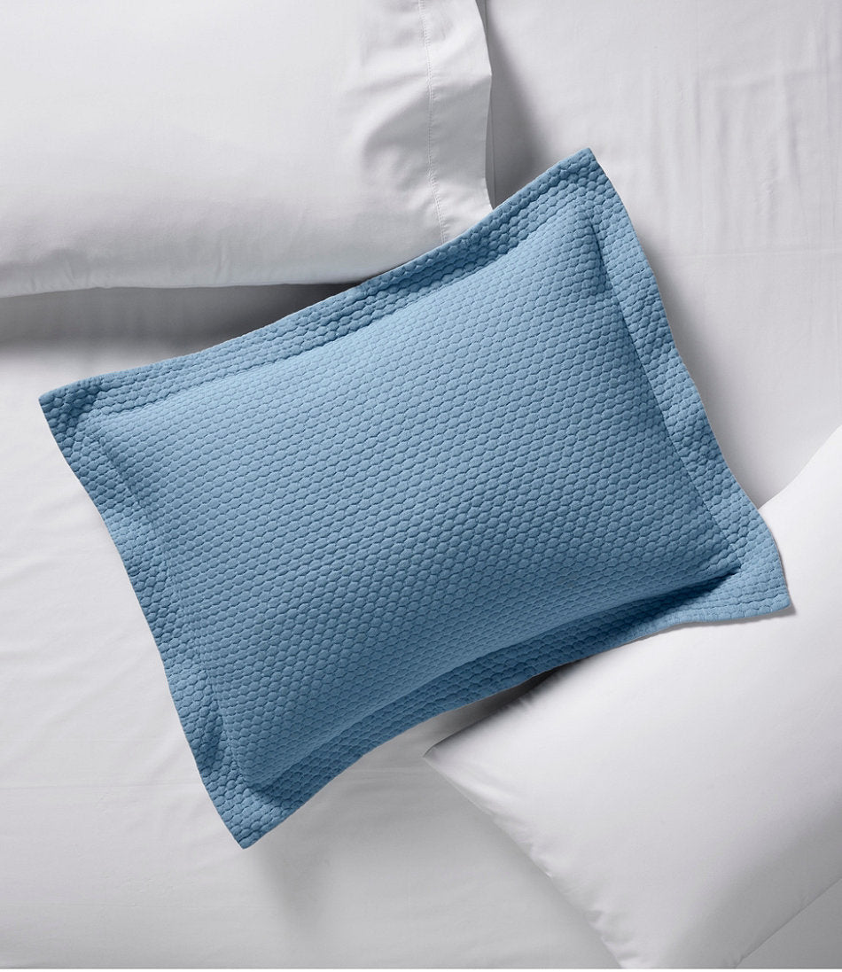 Organic Honeycomb Matelassé Sham | L.L.Bean discount