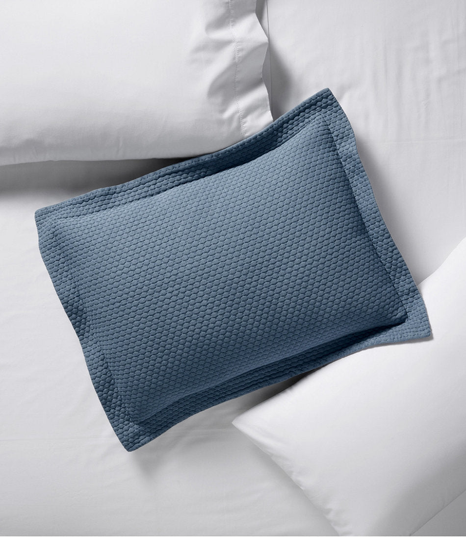 Organic Honeycomb Matelassé Sham | L.L.Bean discount