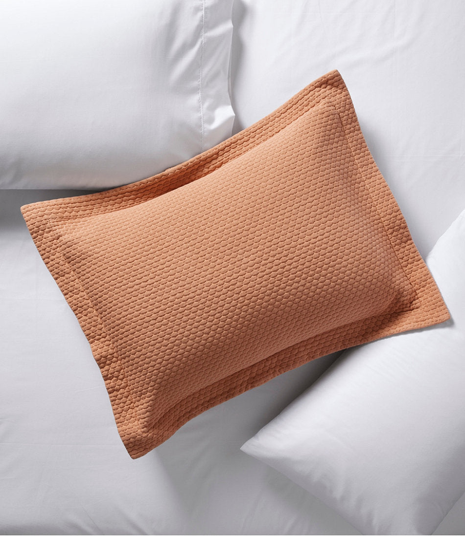Organic Honeycomb Matelassé Sham | L.L.Bean discount
