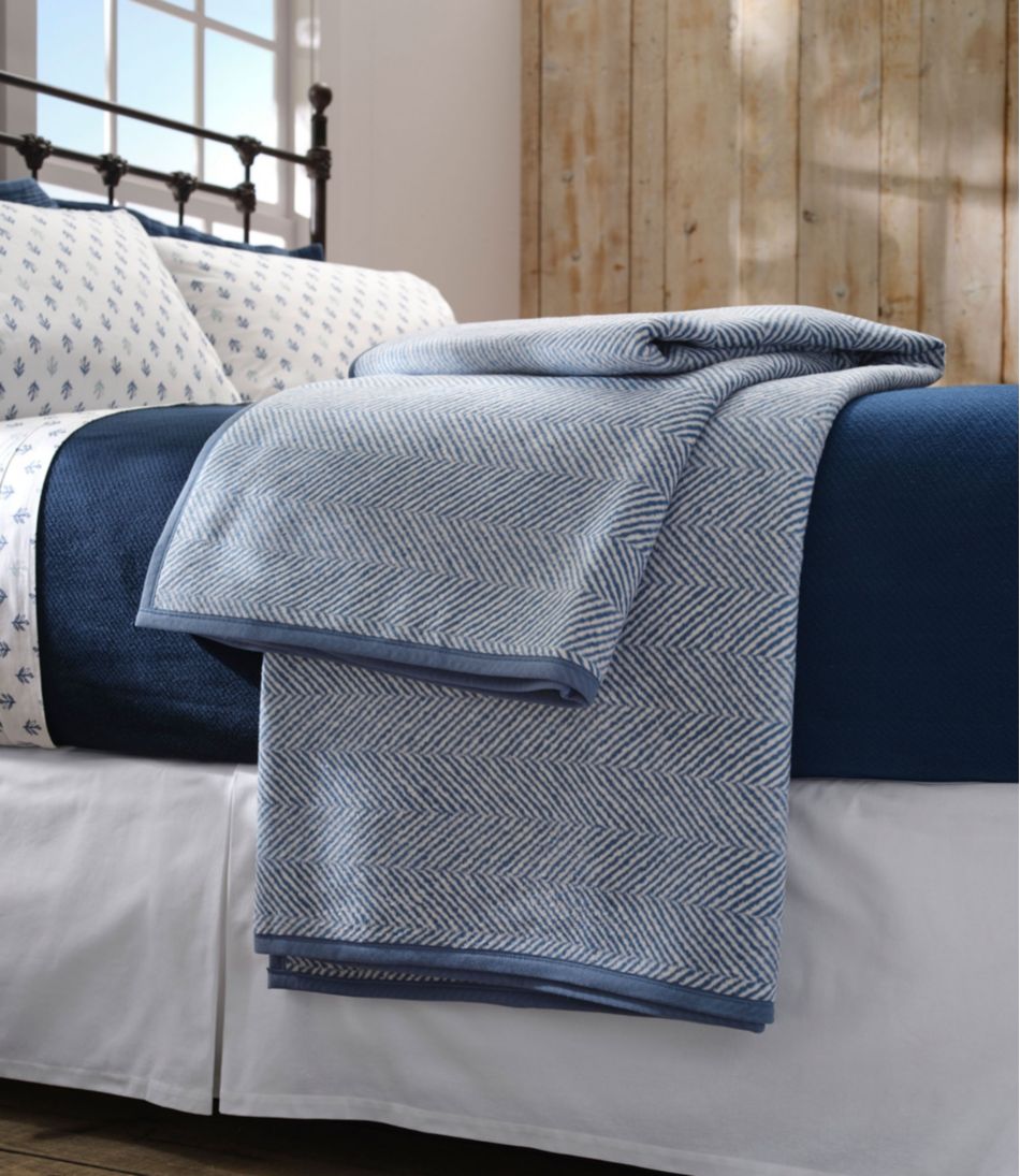 ChappyWrap Cozy Throw Blanket, Herringbone | L.L.Bean outlet