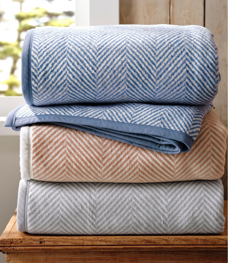 ChappyWrap Cozy Throw Blanket, Herringbone | L.L.Bean outlet