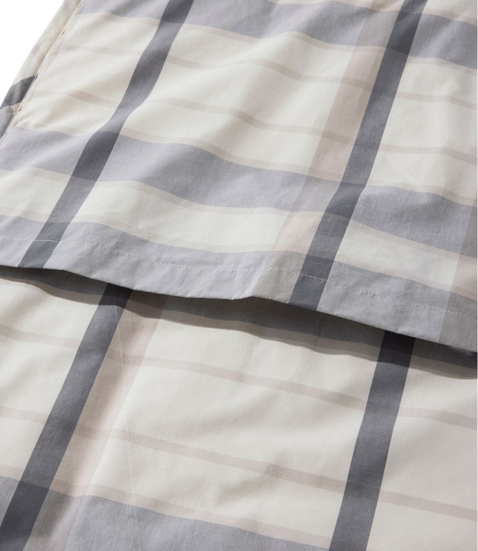 Ultrasoft Cotton Comforter Sham, Plaid | L.L.Bean outlet