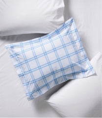 280-Thread-Count Pima Cotton Percale Comforter Cover Collection, Windowpane | L.L.Bean online