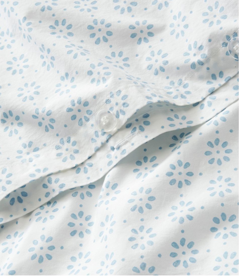 Sunwashed Percale Comforter Cover, Print | L.L.Bean online