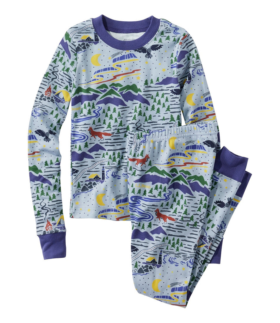 Kids' Organic Cotton Fitted Pajamas | L.L.Bean near me