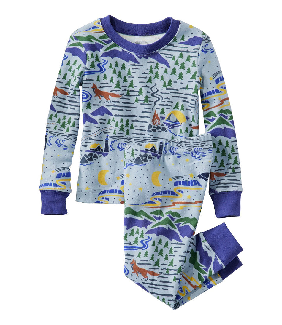 Toddlers' Organic Cotton Fitted Pajamas | L.L.Bean sale