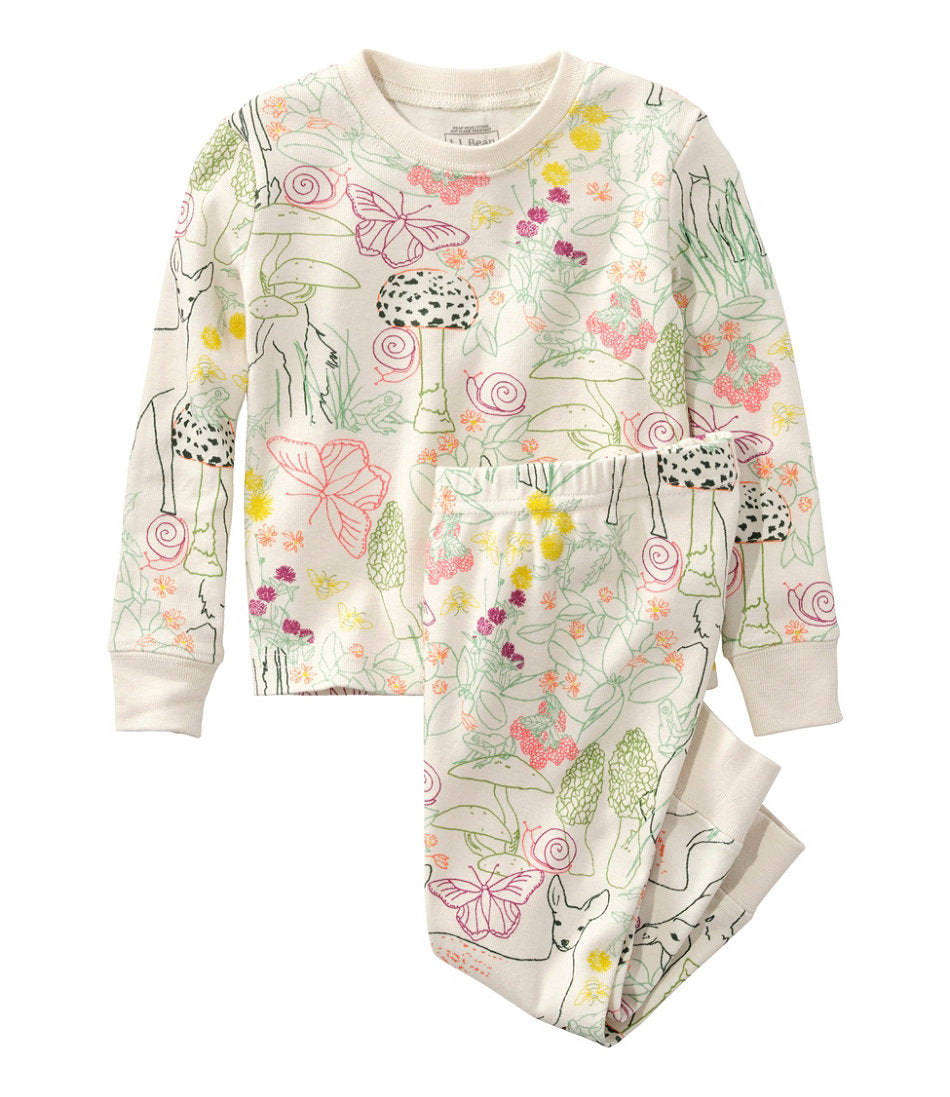 Toddlers' Organic Cotton Fitted Pajamas | L.L.Bean sale