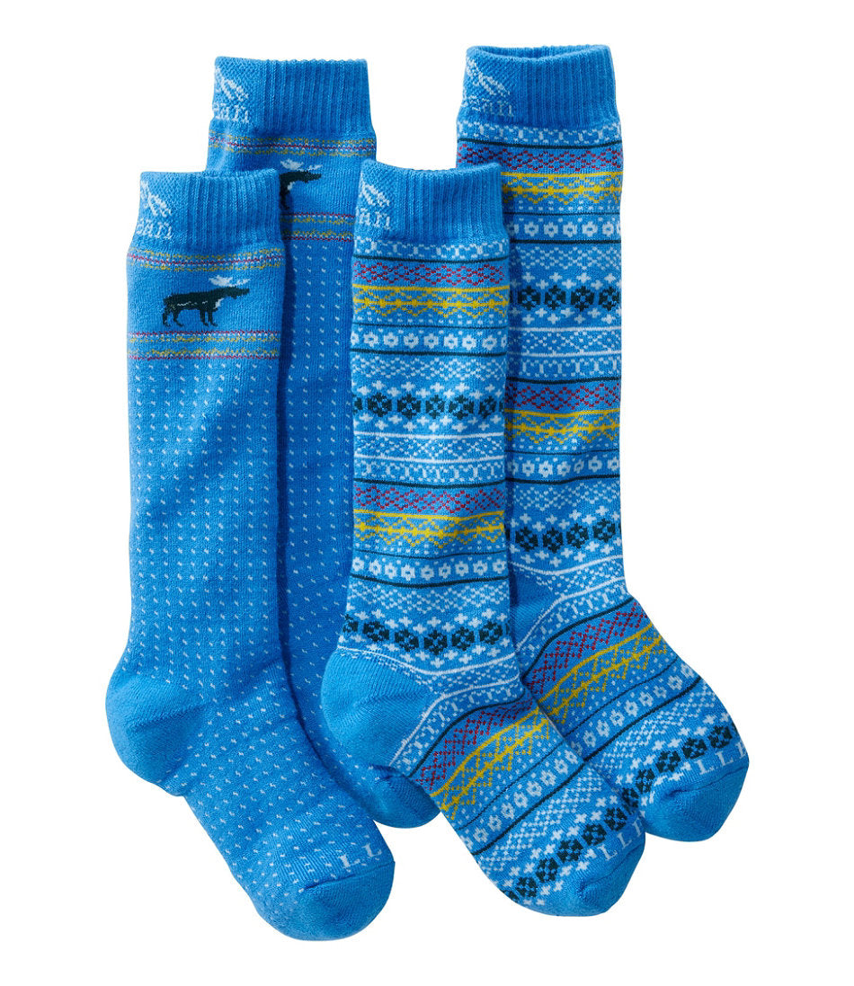 Kids' Winter Snow Sports Socks, 2-Pack | L.L.Bean for sale