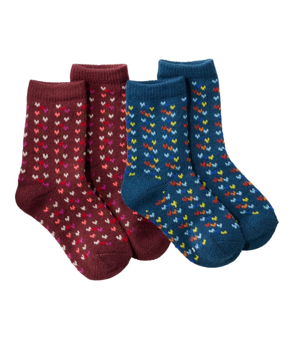 Kids' Sweater Weather Socks, 2-Pack | L.L.Bean online