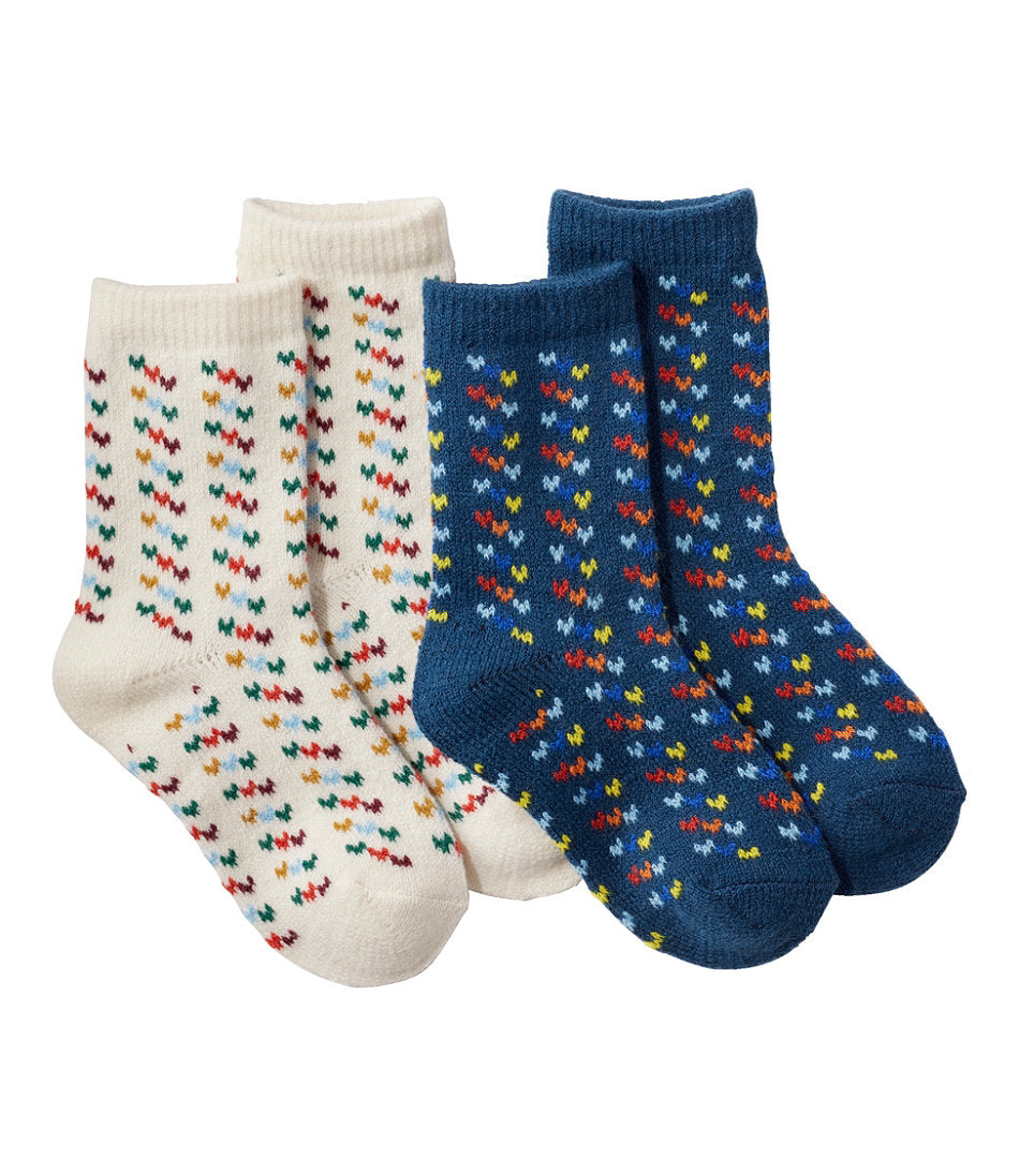 Kids' Sweater Weather Socks, 2-Pack | L.L.Bean online