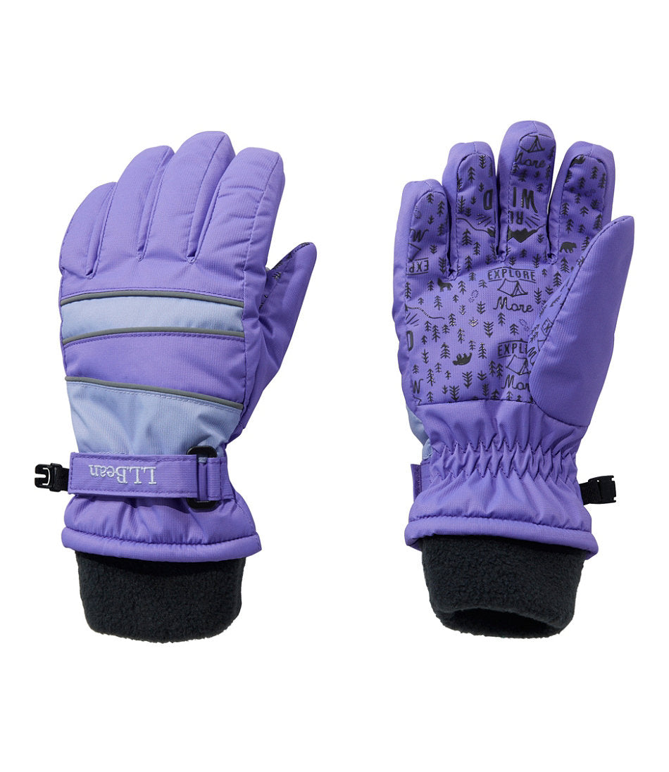 Kids' Wintry Mix Waterproof Gloves | L.L.Bean sale
