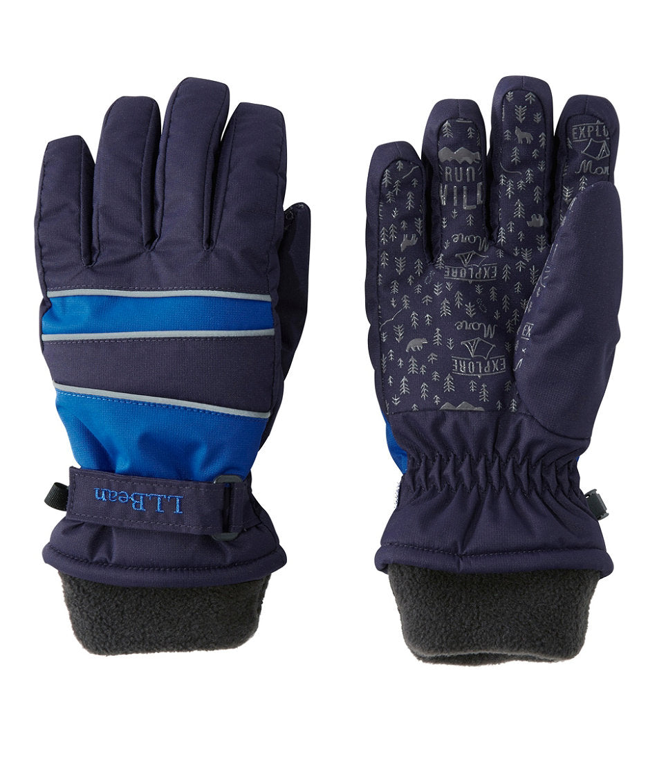 Kids' Wintry Mix Waterproof Gloves | L.L.Bean sale