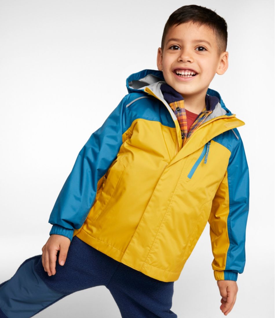 Kids' Trail Model Rain Jacket, Colorblock | L.L.Bean for sale