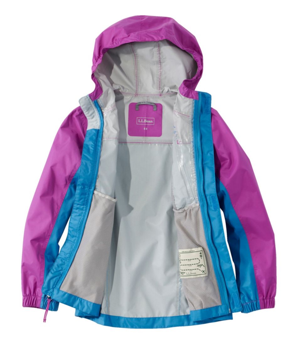 Kids' Trail Model Rain Jacket, Colorblock | L.L.Bean for sale