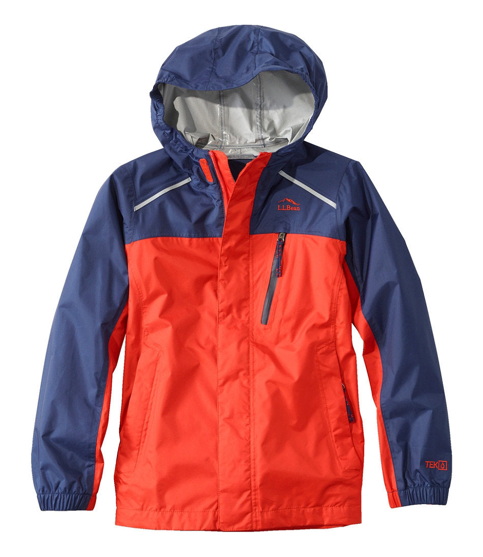 Kids' Trail Model Rain Jacket, Colorblock | L.L.Bean for sale