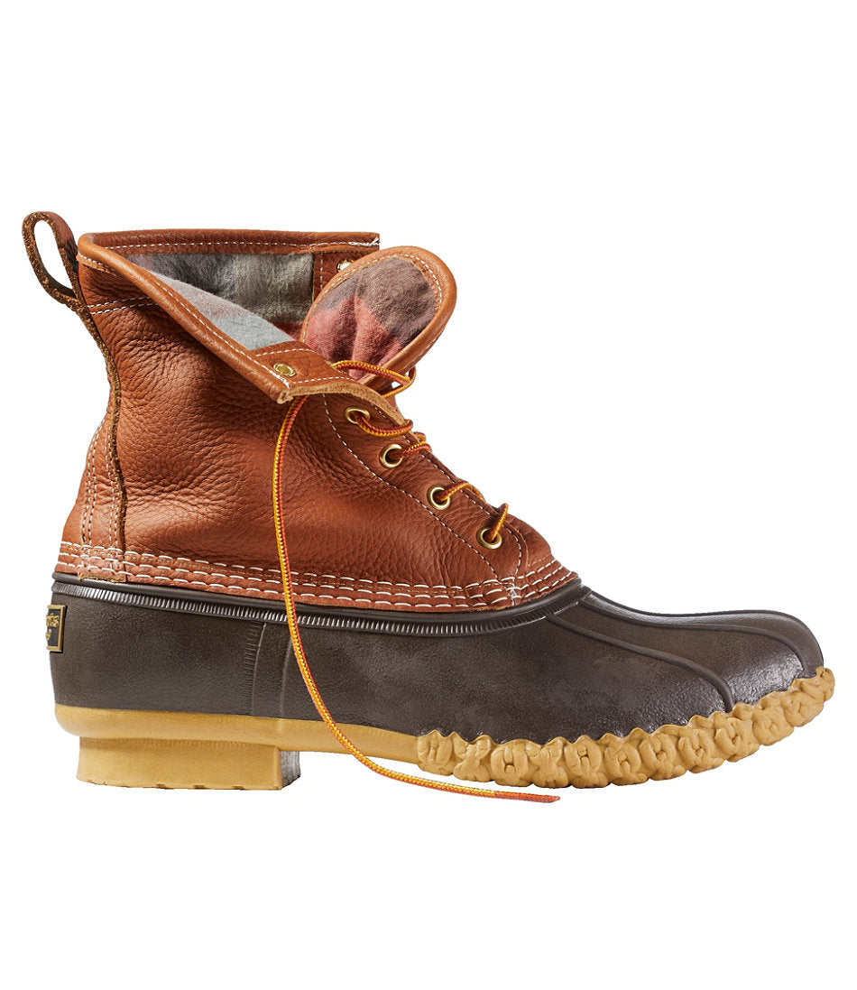 Men's Bean Boots 8", Flannel-Lined Insulated | L.L.Bean online