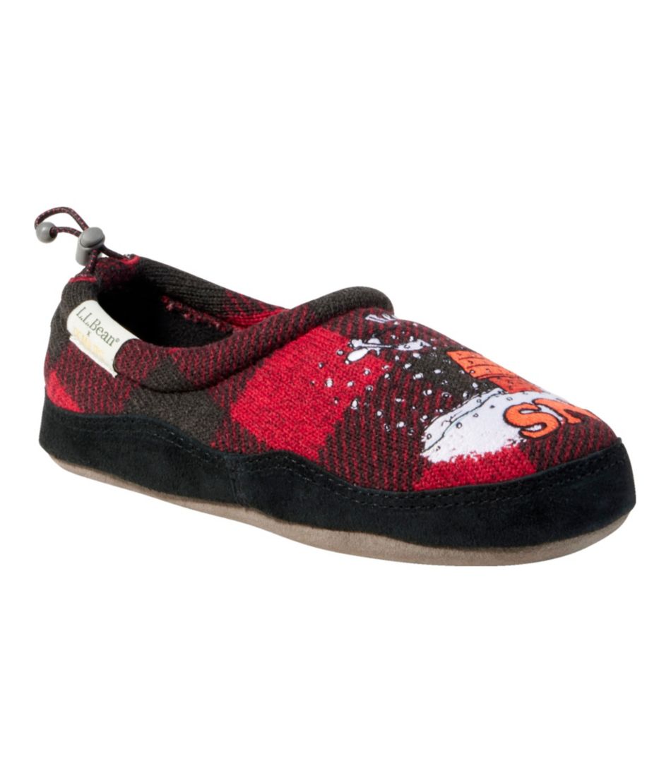 Kids' L.L.Bean X Peanuts Sweater Fleece Slippers | L.L.Bean outlet