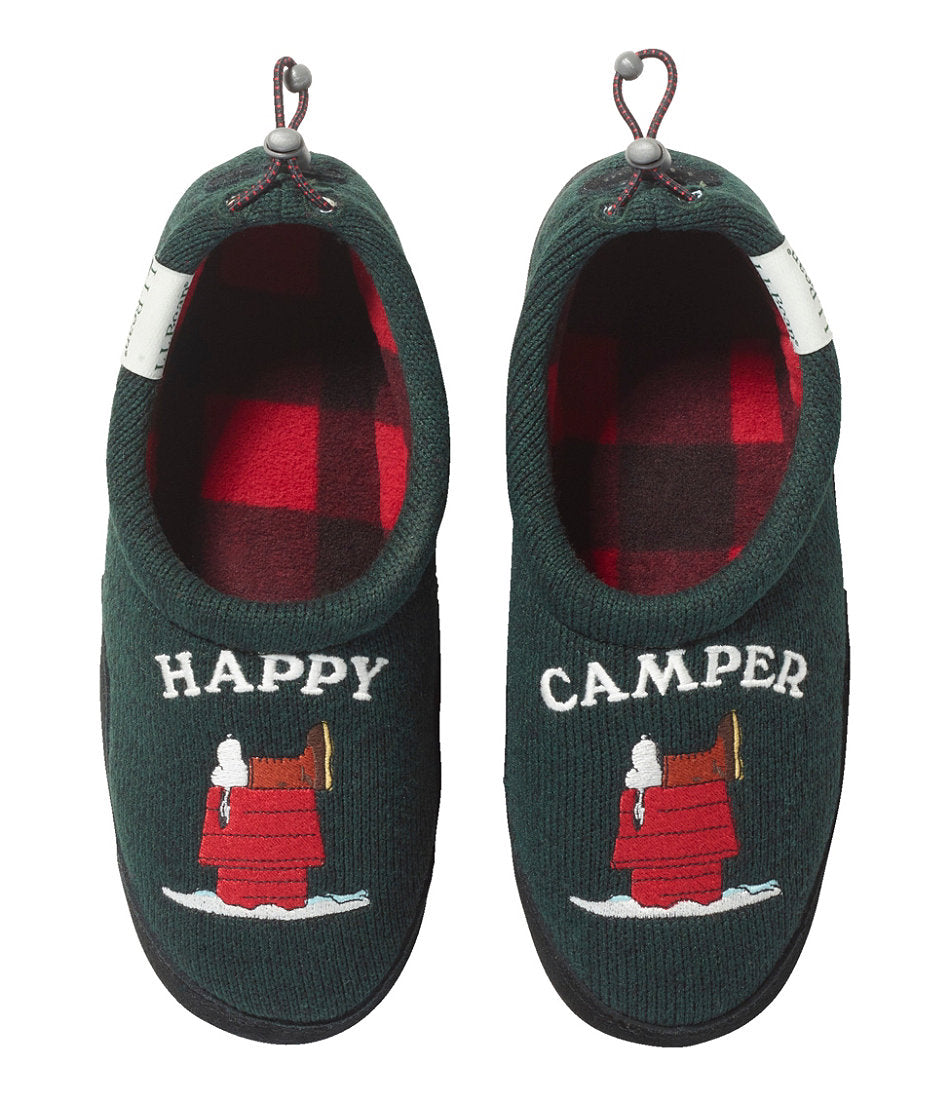 Kids' L.L.Bean X Peanuts Sweater Fleece Slippers | L.L.Bean outlet