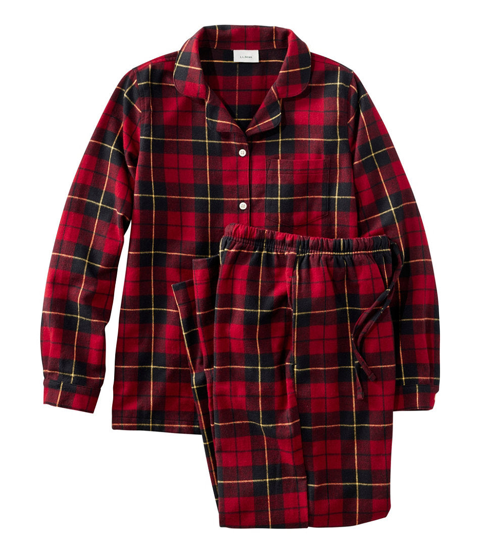 Women's Scotch Plaid Flannel Pajamas | L.L.Bean for sale