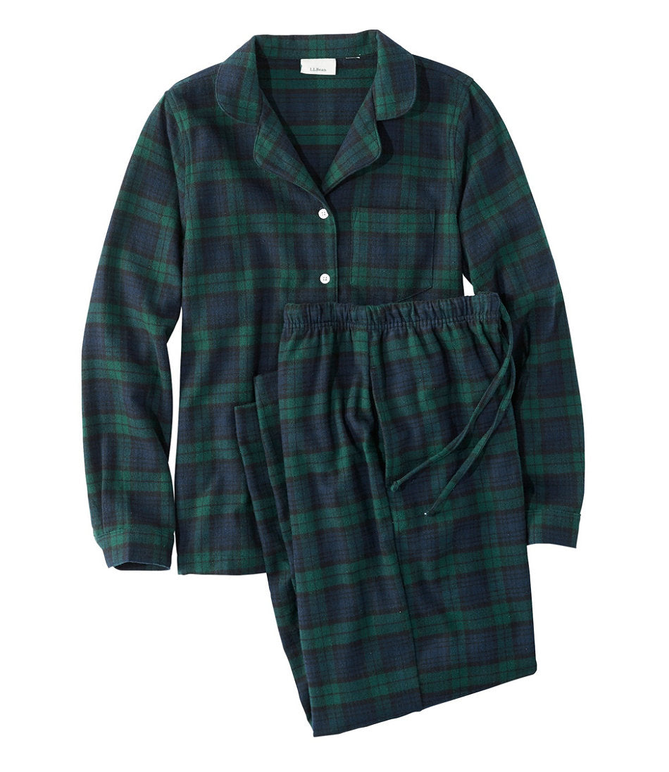 Women's Scotch Plaid Flannel Pajamas | L.L.Bean for sale