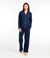 Women's Super-Soft Shrink-Free Pajama Set, Button-Front | L.L.Bean outlet