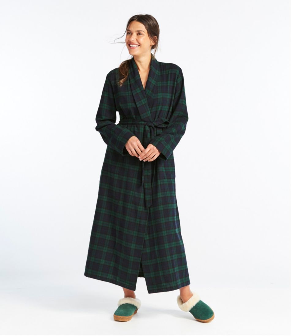 Women's Scotch Plaid Flannel Robe | L.L.Bean discount