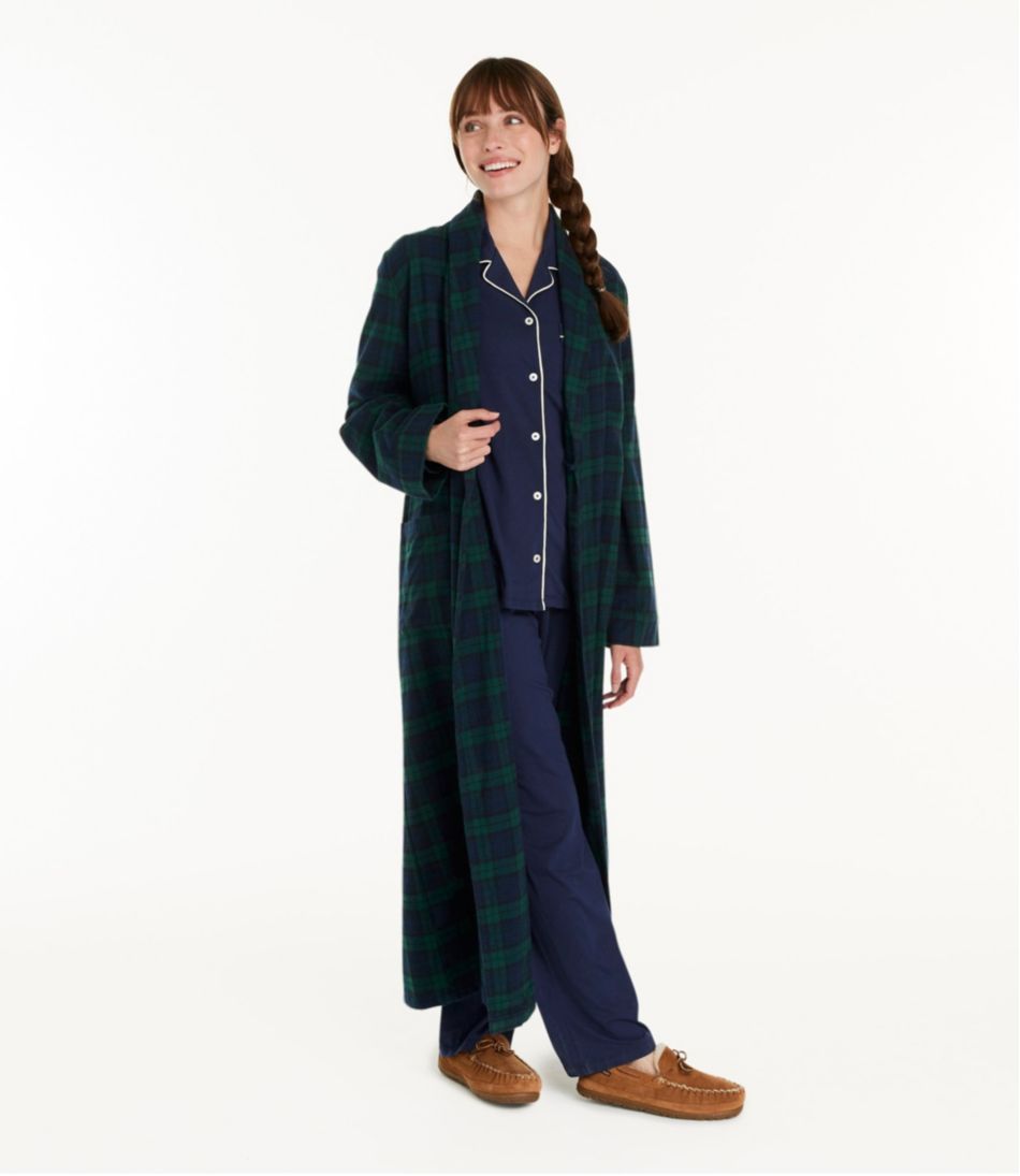 Women's Scotch Plaid Flannel Robe | L.L.Bean discount