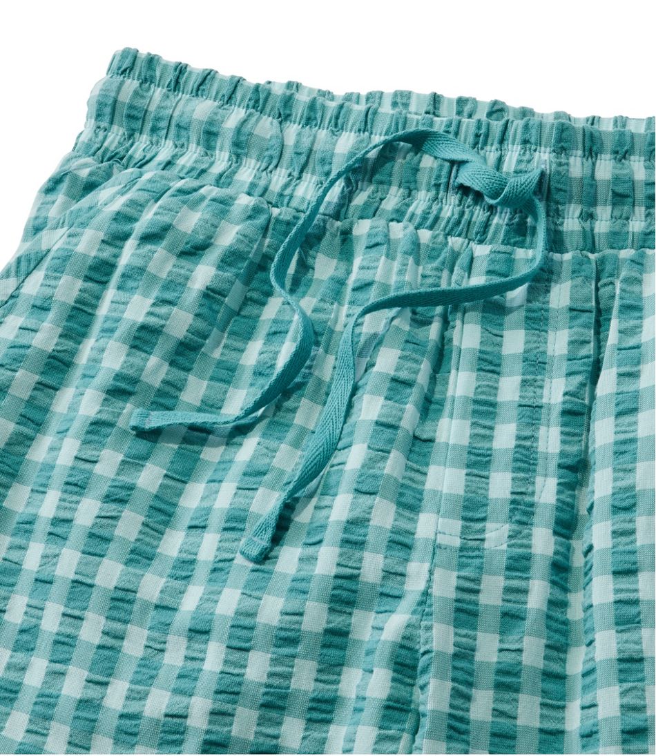 Women's Bean's Seacoast Seersucker Pajama Pant Set | L.L.Bean online