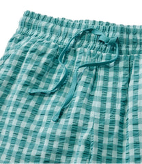 Women's Bean's Seacoast Seersucker Pajama Pant Set | L.L.Bean online