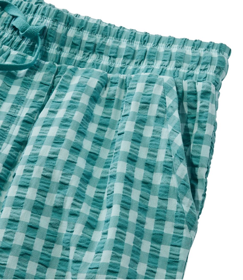 Women's Bean's Seacoast Seersucker Pajama Pant Set | L.L.Bean online