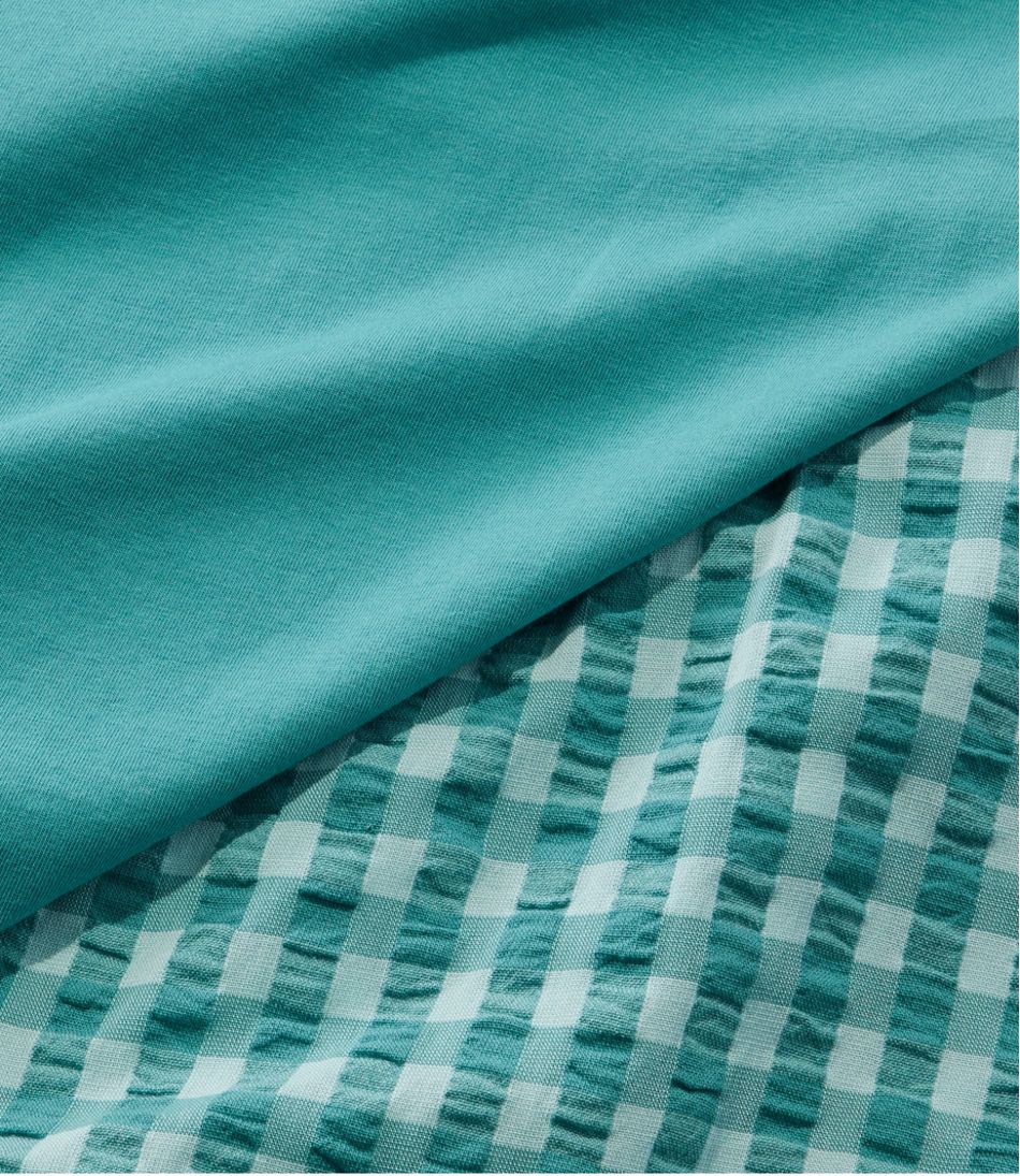 Women's Bean's Seacoast Seersucker Pajama Pant Set | L.L.Bean online