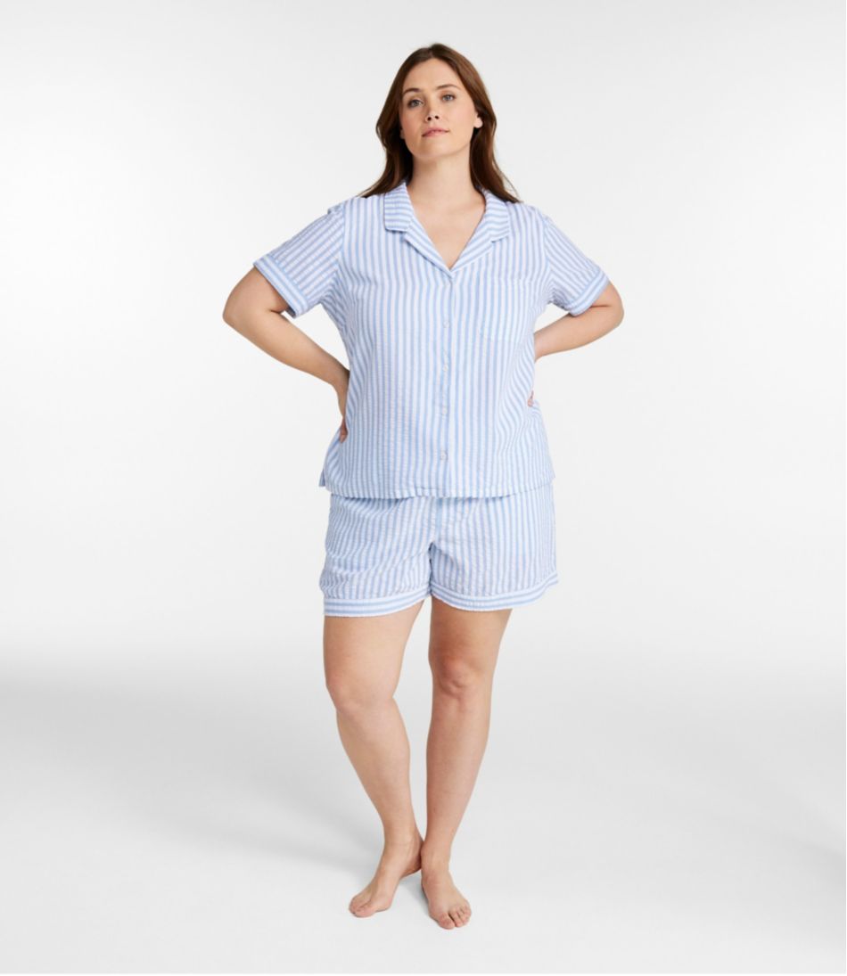 Women's Bean's Seacoast Seersucker Short Set | L.L.Bean sale