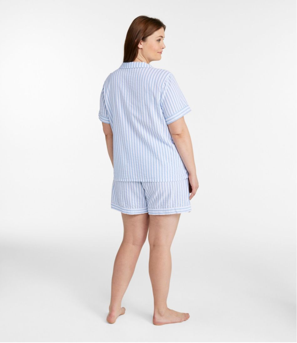Women's Bean's Seacoast Seersucker Short Set | L.L.Bean sale