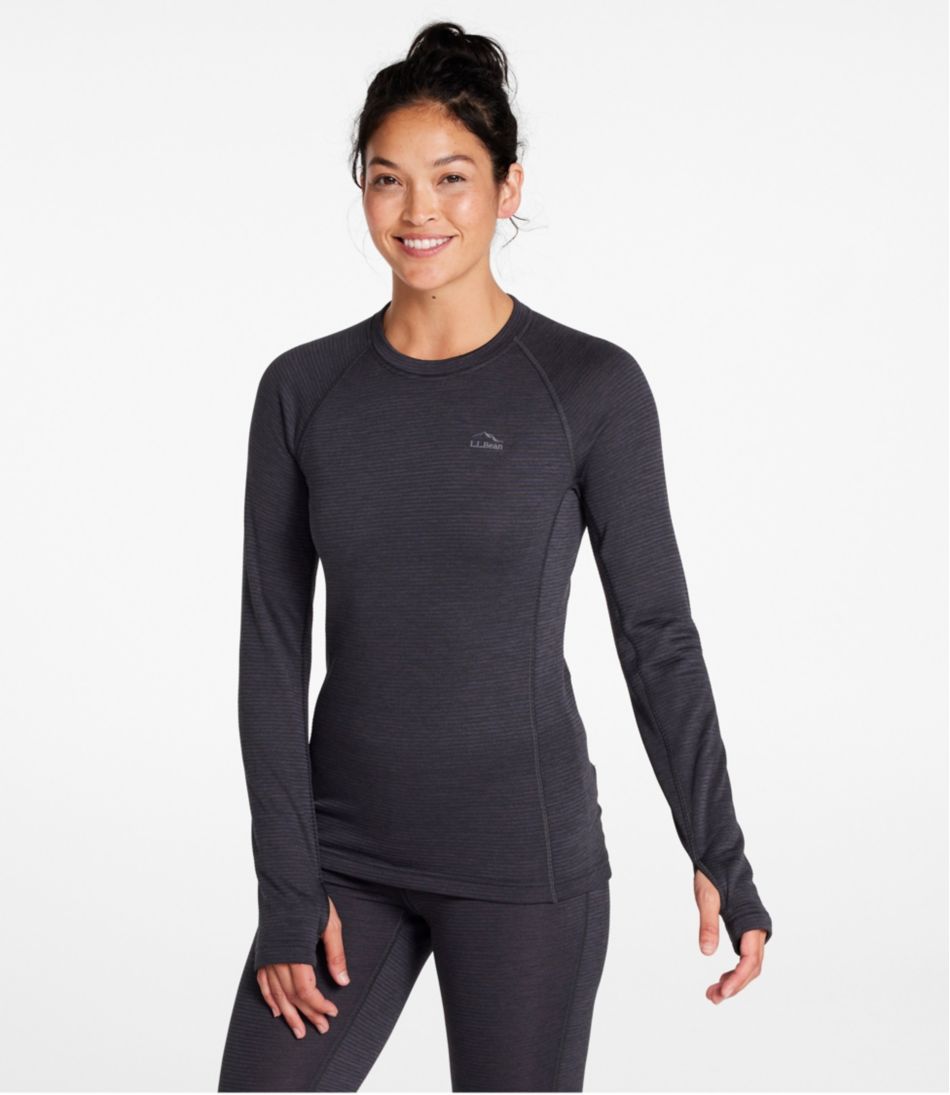 Women's L.L.Bean Midweight Base Layer Crew Top | L.L.Bean near me