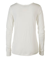 Women's Silk Pointelle, Long-Sleeve Scoopneck | L.L.Bean sale