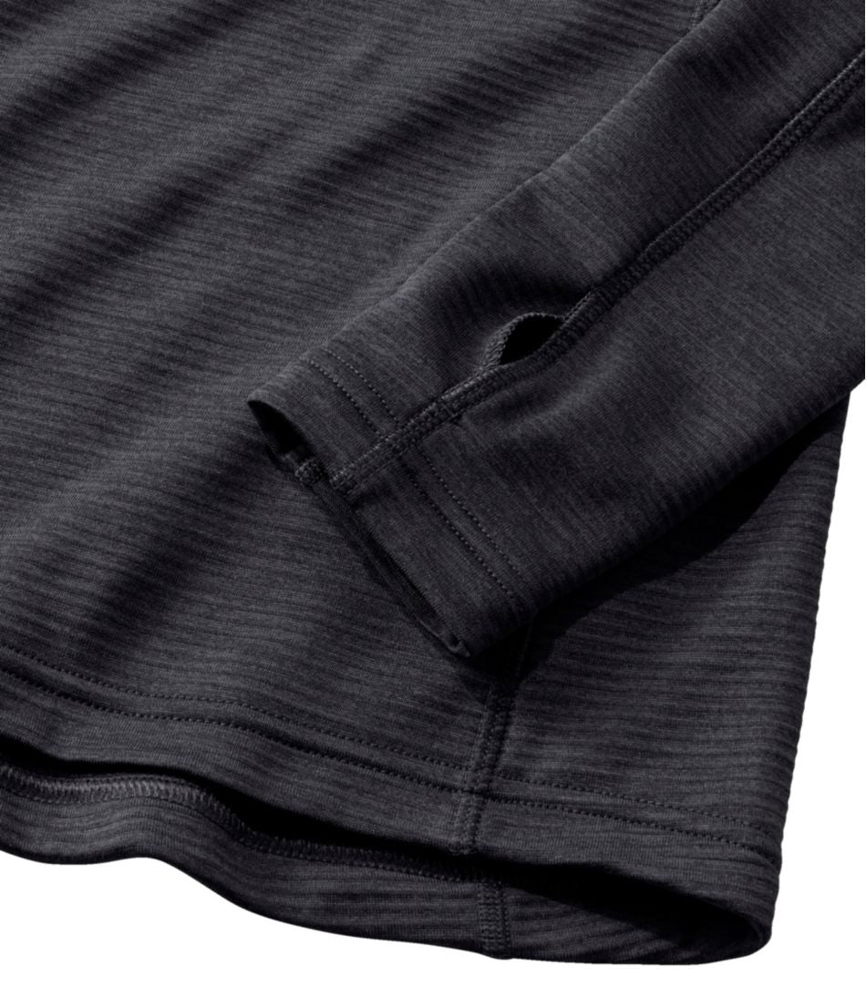 Women's L.L.Bean Midweight Base Layer Crew Top, 1/4 Zip | L.L.Bean online