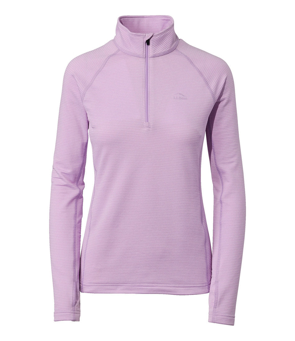 Women's L.L.Bean Midweight Base Layer Crew Top, 1/4 Zip | L.L.Bean online