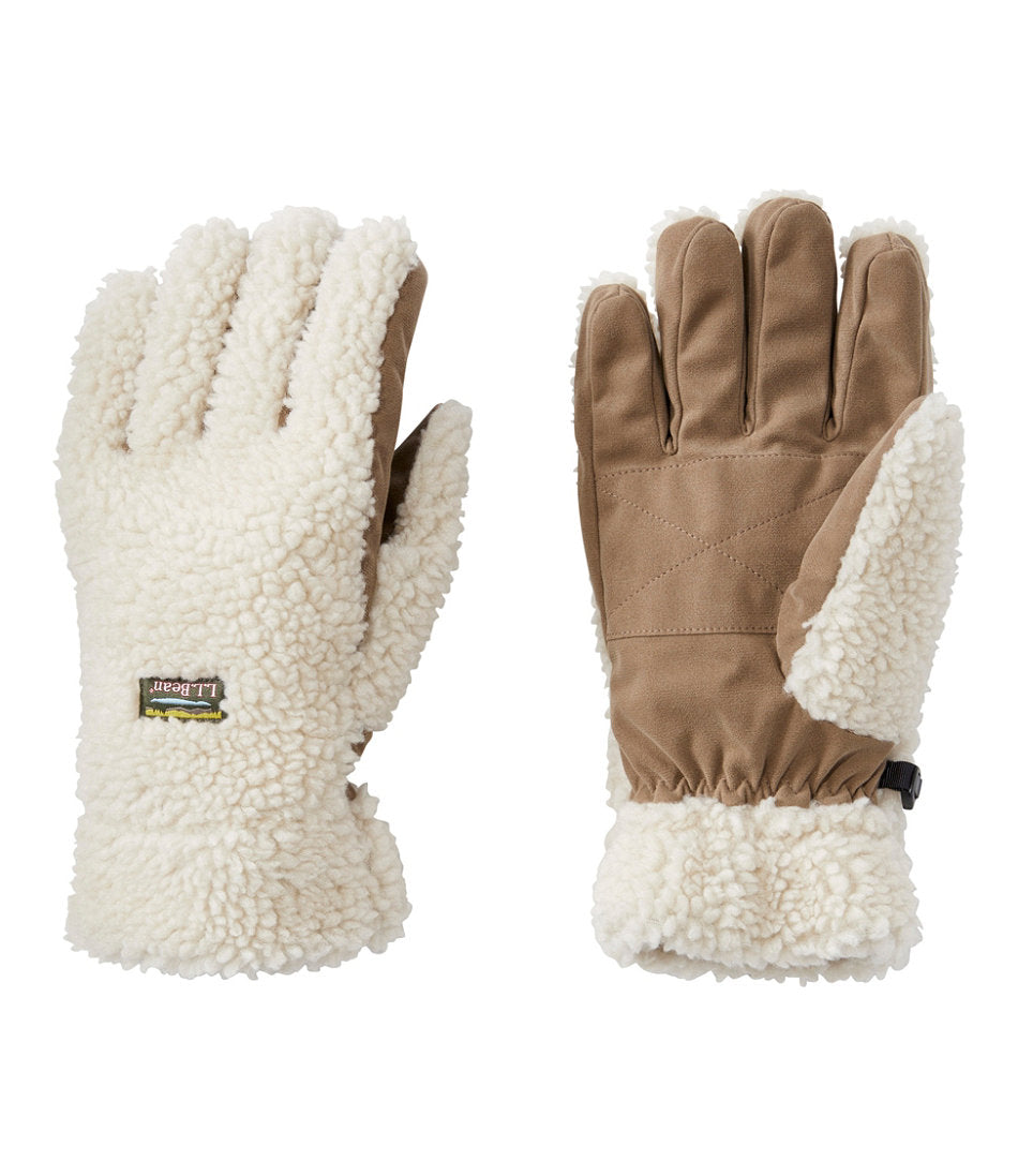 Adults' Mountain Pile Fleece Gloves | L.L.Bean for sale