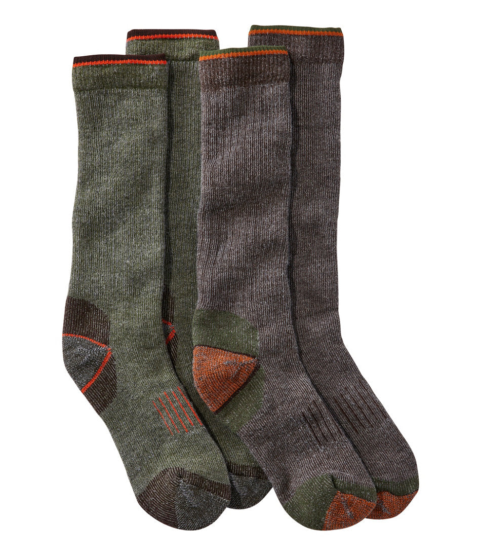 Muck Heavyweight Merino Wool Blend Socks, Boot Height 2-Pack | L.L.Bean outlet