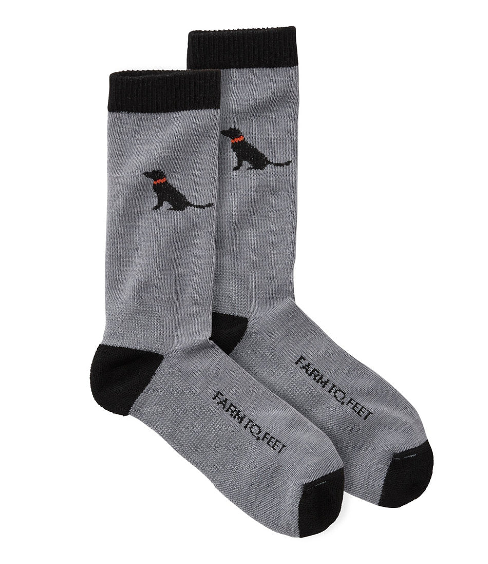 Adults' Farm to Feet Sunderland Crew Socks, Light Cushion | L.L.Bean outlet