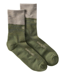 Adults' Farm to Feet Portland West Quoddy Lighthouse Light Cushion 3/4 Crew Socks | L.L.Bean outlet