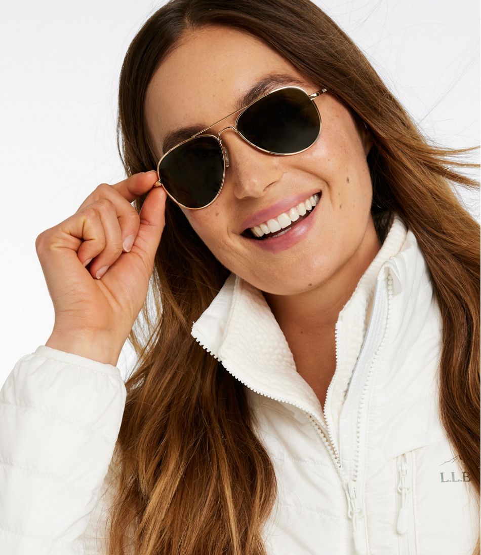 Adults' L.L.Bean Classic Aviator Polarized Sunglasses | L.L.Bean near me