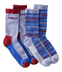 Adults' Wicked Soft Cotton Socks, Novelty 2-Pack | L.L.Bean online