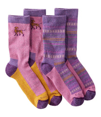 Adults' Wicked Soft Cotton Socks, Novelty 2-Pack | L.L.Bean online